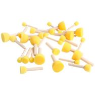 Set de 30 tampons pochoirs, tailles assorties