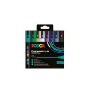 Set de 8 marqueurs pointe moyenne POSCA couleurs froides