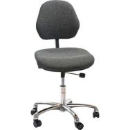 Siège ESD, vérin à gaz-bas, ESD tissu gris