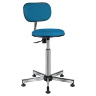 Siége Laboratoire sur patins assise galette tissu enduit - GGI