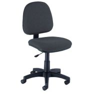 Siège de bureau Key - Contact permanent - Moyen dossier, Coloris : Gris