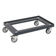 Socle roulant pour bac type Rako 400x600mm 4 roulettes pivotantes Gris