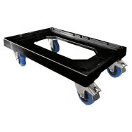 Socle rouleur 4 roues silence pivotantes - Gilac