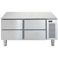 Soubassement réfrigéré GN1/1 positif 4 tiroirs LINEAR SNACK+