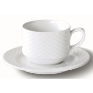 Sous-tasse thé en porcelaine ø16 cm blanc-Polo