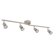 Spot base ronde Andy en métal 4 lumières - Corep