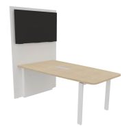 Station Visio Hub table hauteur standard - Buronomic