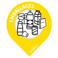 Stickers goutte adhésif - lot 10 - Buton Design