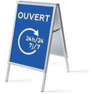Stop-Trottoir A1 Ensemble Complet Ouvert 24/7 Bleu
