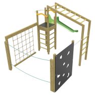 Structure PAGO PAGO bois/polyester - scellement