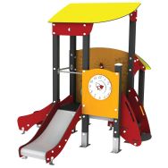 Structure grande tour/cabane Ptit Loup alu/polyester - Manutan Expert