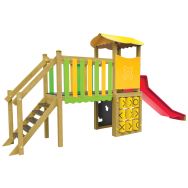 Structure multi-activités BOUTON D'OR BAMBIN bois/polyester - Procity