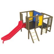 Structure multi-activités PARK CORSAIRE bois/polyester - Procity