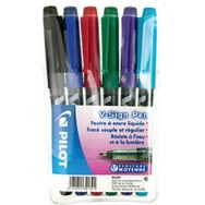 Stylo feutre V Sign Pen, étui de 6 pièces