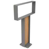 Support-vélos CYCLEA bois/métal plié platine - Buton Design