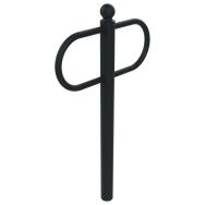 Support-vélos PARKEA 2 oblongs tête boule métal - Buton Design