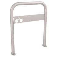Support vélos Ø 50 mm signalétique sur platines - Procity