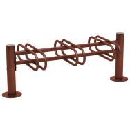 Support vélos Province double face 6 places pommeau inox - Procity
