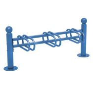 Support vélos Province simple face 3 places - Boule - galva bleu 5010