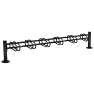 Support vélos Province simple face 6 places pommeau inox - Procity