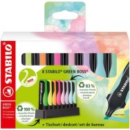 Surligneur couleurs assorties Green Boss - Stabilo