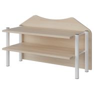 Surmeuble buffet Malibu 2 portes fond bois - Manutan Expert