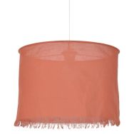 Suspension cylindre en lin frangé - Corep