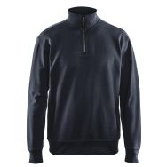 Sweat col camionneur marine foncé