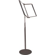 Système de présentation sur pied métal - 10 poches A4 - noir