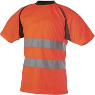 T-shirt haute visibilité en pur polyester taille l