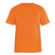 T-shirt technique anti-UV orange fluorescent taille XXL