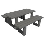 Table-bancs Escapade enfant plastique recyclé - Espace Urbain