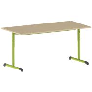 Table Bandana réglable T3 T6 dégagement latéral stratifié - Mobidecor
