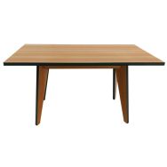 Table/Bureau Séléné upcyclée 140 x 76 cm coloris chêne