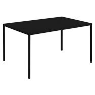 Table Canada 120 x 80 cm acier - noir