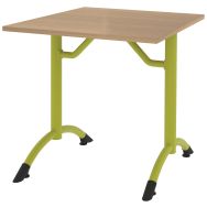 Table Cantate fixe 80 x 80 cm dégagement latéral - Rodet