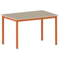 Table Carélie 120 x 80 cm mobile T6 stratifié acacia - papaye 2011