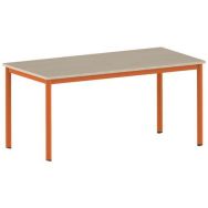 Table Carélie 160 x 80 cm mobile T6 stratifié acacia - papaye 2011