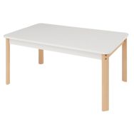 Table Classik rectangulaire réglable T0 T3 piètement bois hêtre