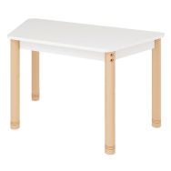 Table Classik trapézoïdale réglable T0 à T3 piètement bois hêtre