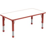 Table Clémence plateau rectangulaire - Manutan Expert