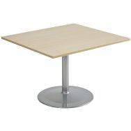 Table Conseil Rectangulaire pied tulipe base ronde