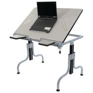 Table Demeter plateau inclinable T3 à T7 gris 9006