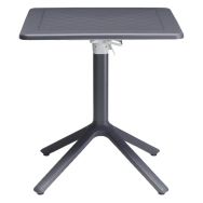 Table Eco carrée rabattable technopolymère - S-CAB