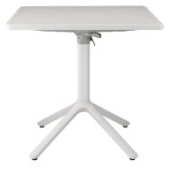 Table Eco carrée technopolymère plateau lisse - S-CAB