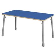 Table Eko rectangulaire 138 x 69 cm T3 - bleu