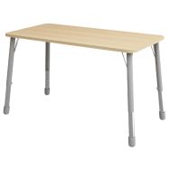 Table Eko rectangulaire 138 x 69 cm réglable T1 à T3 - hêtre