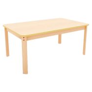 Table Ergo rectangulaire T6 - hêtre/hêtre