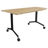 Table Eureka abattante angle droit intégré 170 x 80 cm - Buronomic