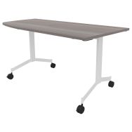 Table Eureka abattante angle gauche intégré 170x80 cm - Buronomic